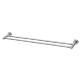 Radii Stainless Steel Double Phoenix Towel Rail Round Plate 800mm