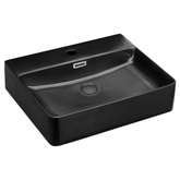 Fienza Petra Matt Black Above Counter Basin 500 X 420 X 120Mm