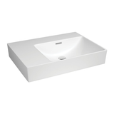 Fienza Tono 600 Wall Hung Basin Right Hand Bowl Ceramic 1Th 600X440X110Mm