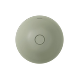 Aluca Round Fienza Semi-Inset Basin - Matte Olive
