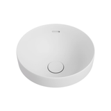 Aluca Round Fienza Semi-Inset Basin - Matte White