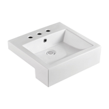 Fienza Jacinta Semi Recessed Basin 48 0 X 460 X 145Mm (3 Tap)