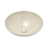 Aluca Slim Edge Fienza Basin 400mm Khaki Ceramic Above Counter