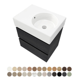 Reba 600 All Drawer Wall Hung With Right Bowl Fienza Basin