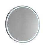 Sphere Led Remer Mirror 610W X 610H X 40D - Brushed Nickel