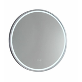 Sphere Led Remer Mirror 610W X 610H X 40D - Brushed Nickel