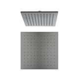 Nero 250Mm Square Shower Head - Gunmetal Gey