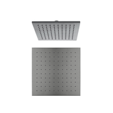 Nero 250Mm Square Shower Head - Gunmetal Gey