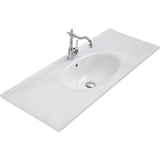 Thin Ceramic Fienza Basin Oval Bowl(P#:Rot120)