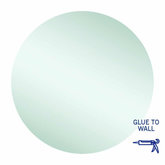 Rio Polished Edge Round Thermogroup Mirror 800mmØ - Glue to Wall