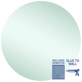 Rio Polished Edge Round Thermogroup Mirror 900mmØ - Glue to Wall and Demister