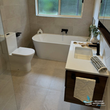 Bianca Nero Hand Towel Rail - Matte Black