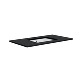 Sahara Black Sparkle 900mm Undermount Fienza Basin Top 1 Tap Hole