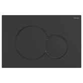 Fienza Sigma Round Button Flush Plate - Matte Black