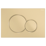 Sigma Round Button Flush Plate To Suit Geberit Cistern Urban Brass Sig41-Ub