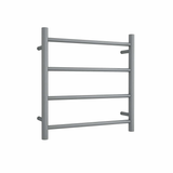 Thermorail STRAIGHT/ ROUND 550X550X122MM 41W 4 BAR GUN METAL