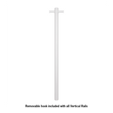 Thermorail Straight/Round 12V Vertical Bar 900x142x100mm 30W White