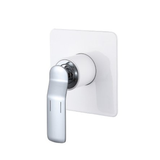 Synergii Shower/Bath Streamline Mixer - White (Chrome Trim)