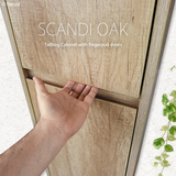 Fienza Edge Wall Hung Tallboy - Scandi Oak