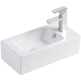 Fienza Linea Wall Hung Basin Right Hand Tap