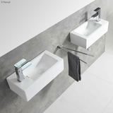 Fienza Linea Wall Hung Basin Right Hand Tap