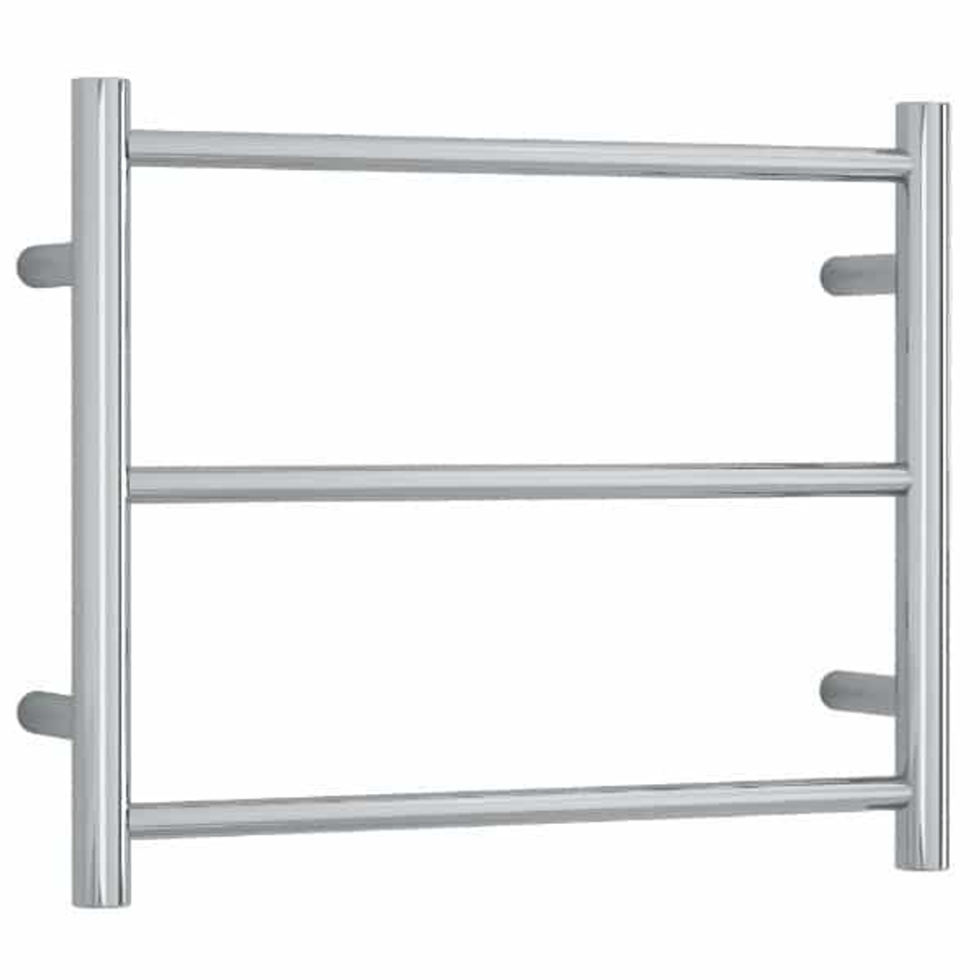 Thermorail Straight Round Polished Budget Heated Ladder - 550X450X122mm 33 Watts 3 Bars