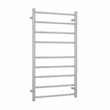 Straight Round Polished Budget Thermorail Ladder - 600x1080x122mm 103Watts 9 Bars