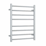 Straight Round Stainless Thermorail Ladder - 530x700x122mm 76Watts 8 Bars