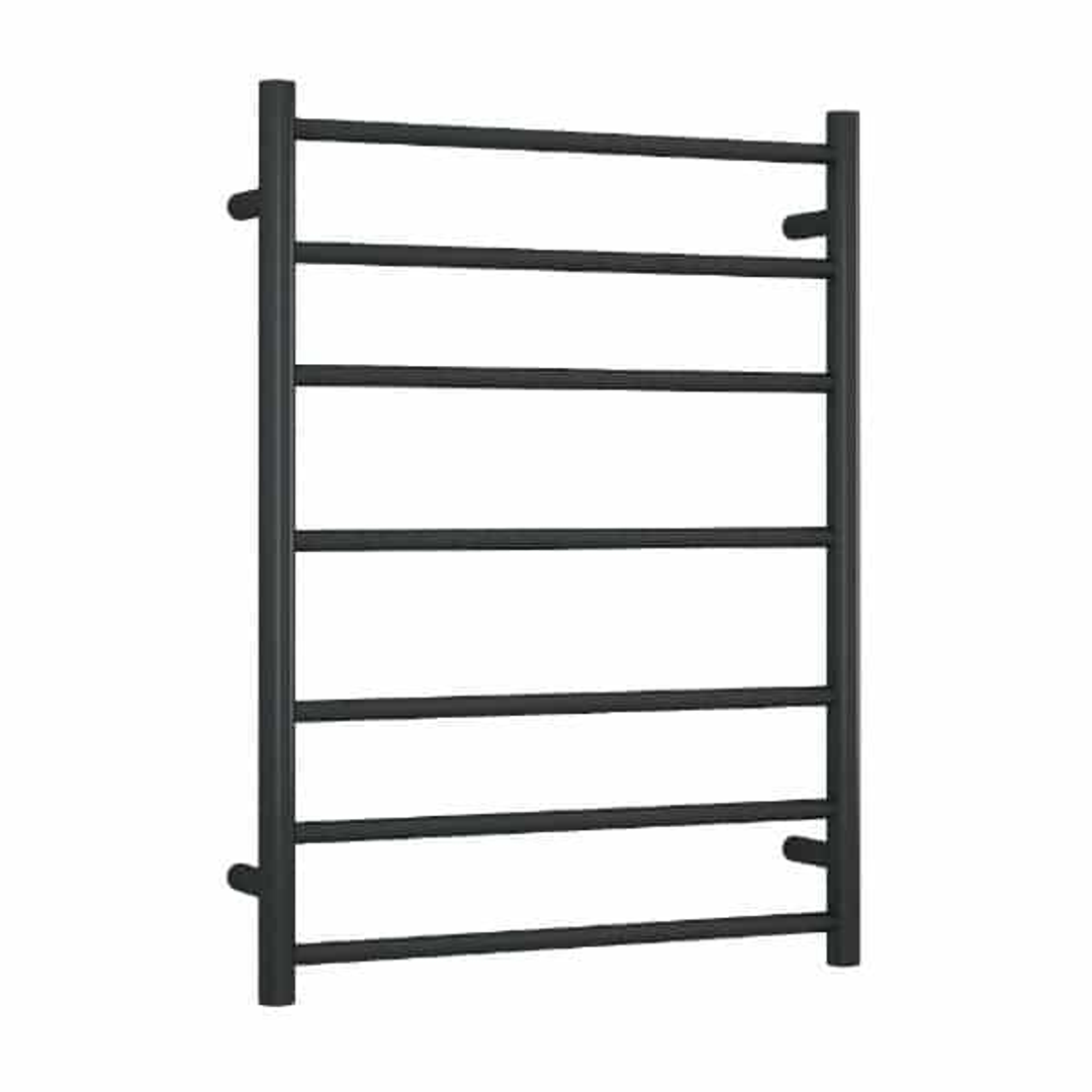 Thermorail Heated Straight/Round 12Volt 600X800X122mm 100 Watts 7 Bars - Matt Black