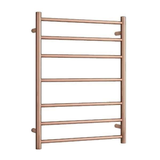 Thermorail Straight/Round 600x800x122mm 80Watts 7 Bars - Rose Gold