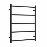 Thermorail Unheated Straight/Round Ladder 630x800x122mm 5 Bars - Matt Black
