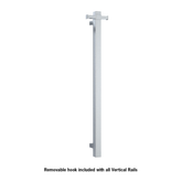 Thermoril Verticle Towel Bar Square 900x142x100mm 12V - Chrome (30Watt)