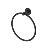 Bella Vista Mica Heritage Towel Ring - Black