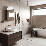 Thermogroup Vienna Arch Mirror Cabinet 500mm X 800mm X 150mm - Black