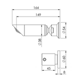 Vivid Pin Lever Phoenix Shower Set 15mm Ext Spindles - Chrome