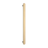 Thermoril Verticle Towel Bar Flat/Pill 900x50x50mm 12V - Brushed Brass (20Watt)