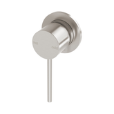 Vivid Slimline Switchmix Shower/Wall Phoenix Mixer 60mm Backplate Fit off Kit - Brushed Nickel