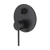 Vivid Slimline Oval Switchmix Shower/Bath Diverter Phoenix Mixer Fit off Kit - Matte Black
