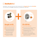 Switchmix Shower/Bath Diverter Phoenix Mixer RoughIn Kit