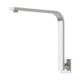 Vivid Slimline High Rise Phoenix Shower Arm Square Plate - Brushed Nickel