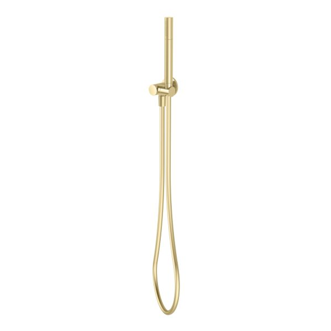 Phoenix Vivid Slimline Microphone Hand Shower - Brushed Gold