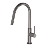 Vivid Slimline Pull Out Sink Phoenix Mixer - Brushed Carbon