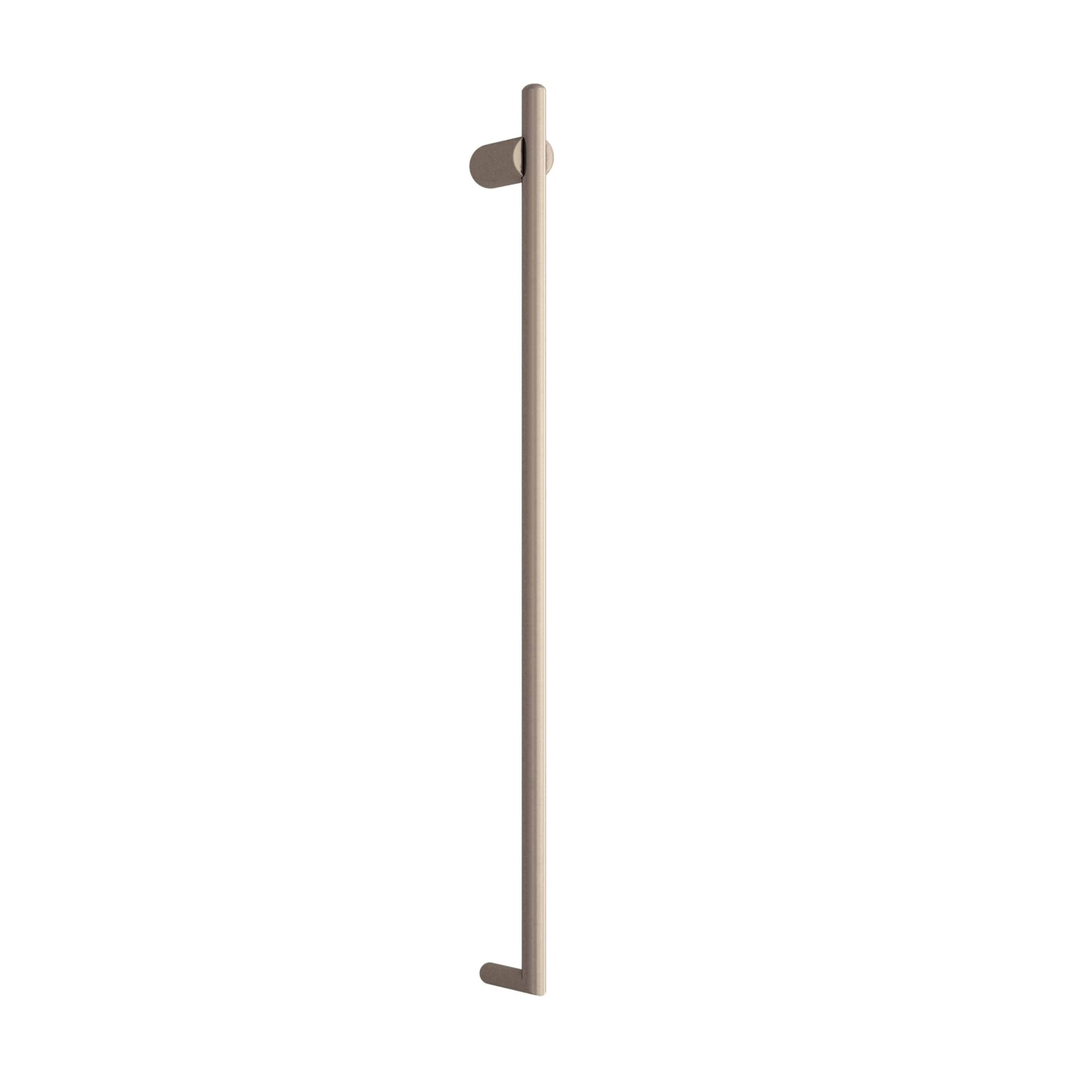 Thermoril Verticle Towel Bar Thin/Round 900x45x800mm 240V - Brushed Nickel (15Watt)
