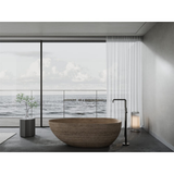 Zen Ss316L Freestanding Bath Nero Mixer - Graphite