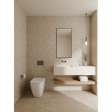 Zen Ss316L Wall Basin/Bath Nero Mixer Separate Back Plate 185Mm Spout - Graphite