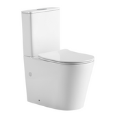 Zumi Zero Rimless Extra High Tornado Flush Toilet Suite