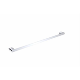 Nero Bianca Single Towel Rail 800Mm - Chrome