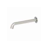 Nero Mecca Basin/Bath Spout Only 250mm - Brushed Nickel