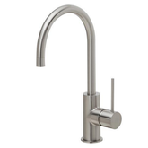 Vivid Slimline Side Lever Sink Phoenix Mixer 160mm Gooseneck- Brushed Nickel