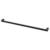 Phoenix Gloss Single Towel Rail 800mm - Matte Black
